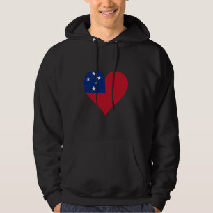 Moletom Samoan Roots Heart Samoan Flag Samoa Samoa Samoan