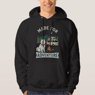 Moletom Samoyed Feito para Aventura Acampando