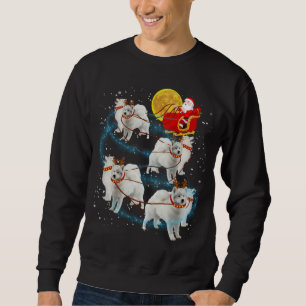 Moletom Samoyed Reindeer Christmas Lights Pajama