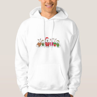 Moletom samoyeds in Christmas jumpers