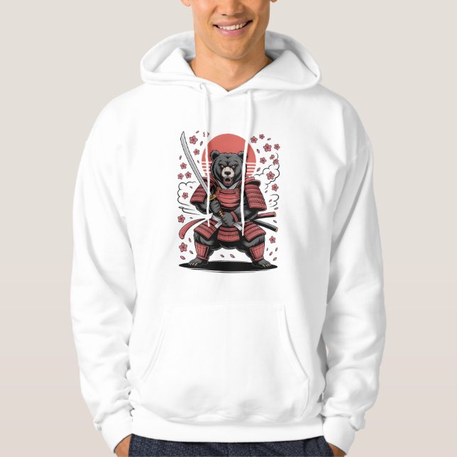 Moletom Samurai Bear Men's Hoodie (Frente)