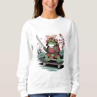 Moletom Samurai frog warrior Basic Sweatshirt