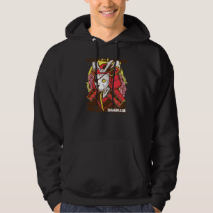 Moletom Samurai Japonês Cat Warrior Patch Olho Tradicional