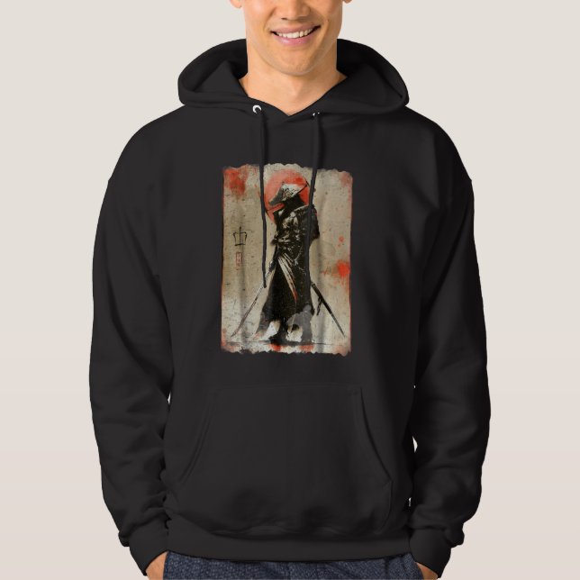 Moletom Samurai Japonês Retro Art Prin Bushido (Frente)