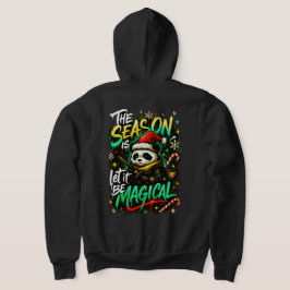 Moletom Samurai Panda Christmas Magic Edgy Winter Holiday