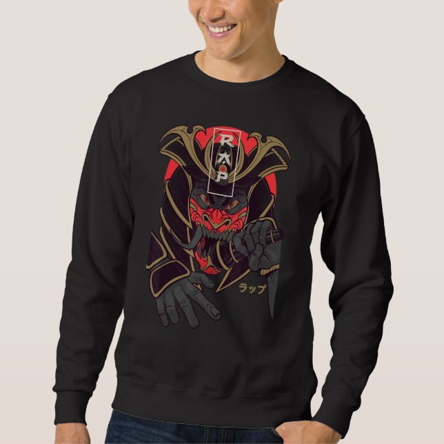 Moletom Samurai Rap Streetwear Rapper Shogun Urban Street  (Frente)