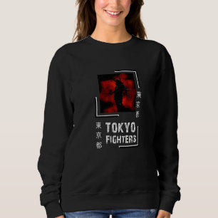 Moletom Samurai Tóquio Combateu o Estilo Fanart no Topo