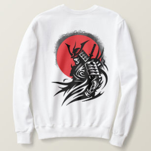 Moletom Samurai Warrior com T-Shirt Gráfico de Sol Ascensã