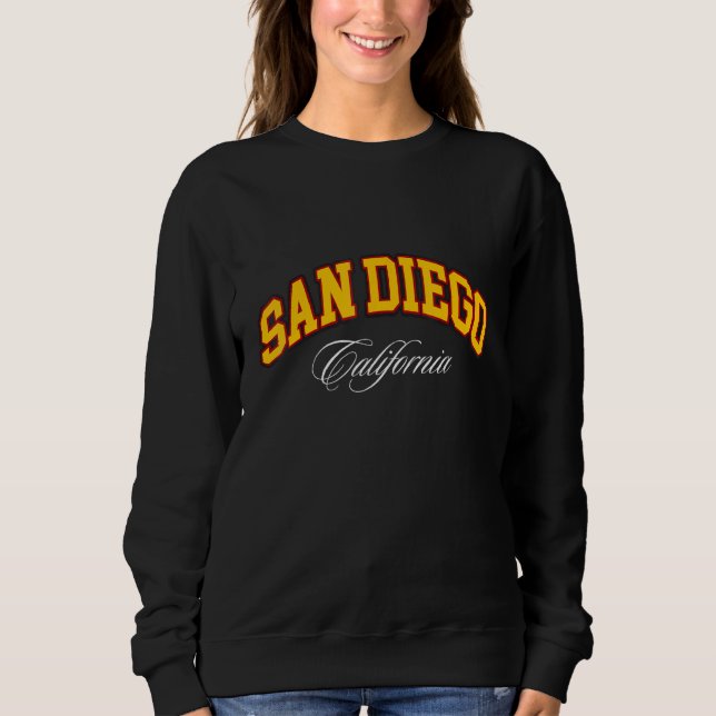 Moletom San Diego Shirt, San Diego California 619 SD Cali (Frente)