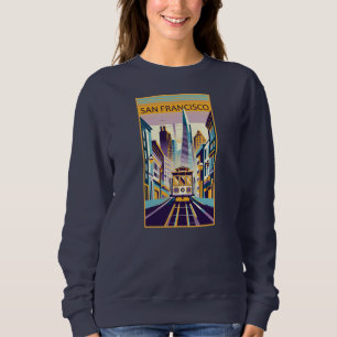 Moletom San Francisco Califórnia Art Deco
