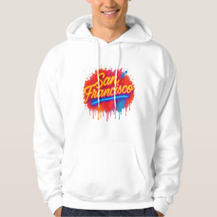 Moletom San Francisco Neon Splash Street T-Shirt