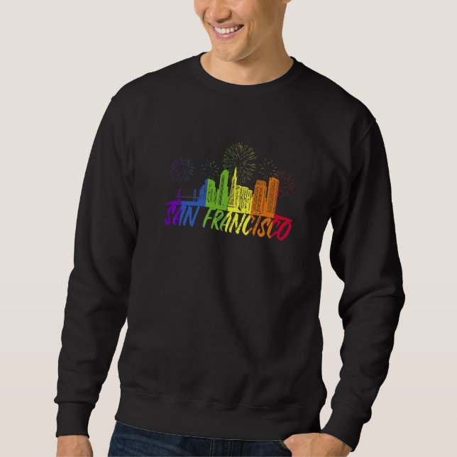 Moletom San Francisco Pride Skyline Pride Parade San Franc (Frente)