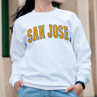 Moletom San Jose Califórnia Estilo Universitário Vintage