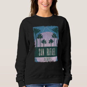 Moletom San Rafael Califórnia CA Vaporwave Antigo Retro 8