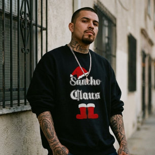 Moletom Sancho Claus Engraçado Natal