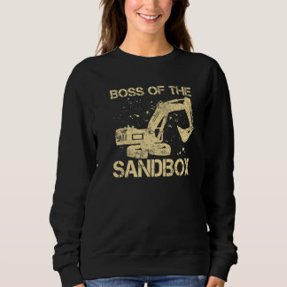 Moletom Sandbox Boss Excavator Driver Heavy Equipment Oper