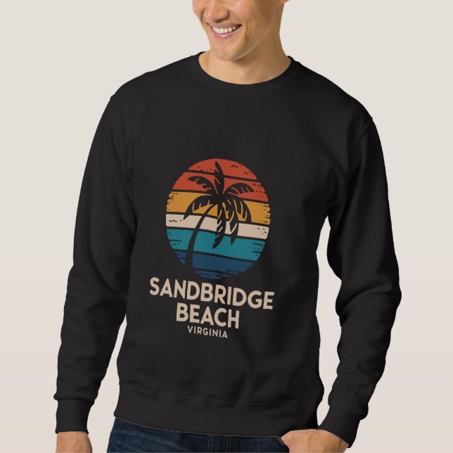 Moletom Sandbridge Beach EUA Virginia (Frente)