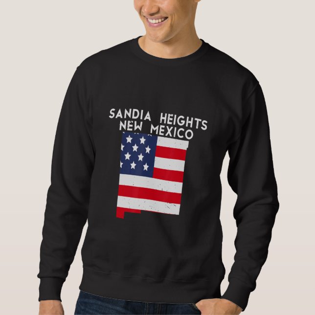 Moletom Sandia Heights USA State America Travel New Mexica (Frente)