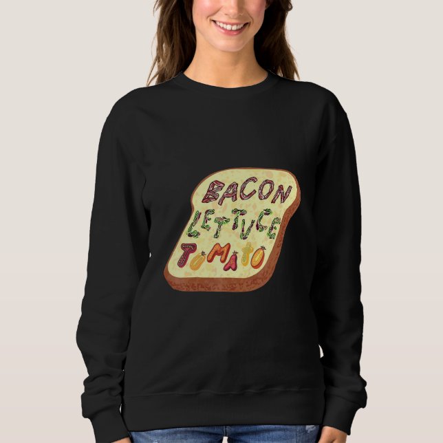 Moletom Sanduíche De Tomate Blt De Bacon (Frente)