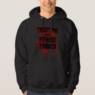 Moletom Sangrento Confie em Mim Eu Sou um Treinador de Fit