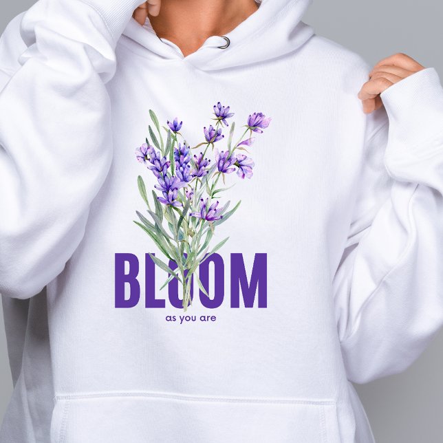 Moletom Sangue como você é um Hoodie de flor selvagem (Criador carregado)