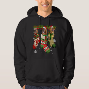 Moletom Sangue no Natal Santa Hat Cão Natal Lo