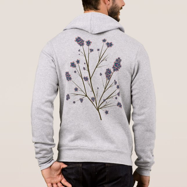 Moletom Sangue peculiar Unisex Zip Hoodie (Verso)