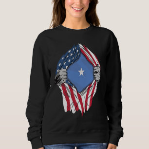 Moletom Sangue Somali Dentro de Mim Bandeira da Somália