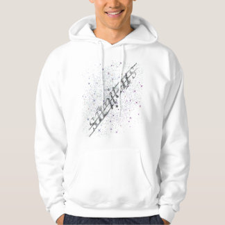 Moletom Sanitas - (branco) Hoodie quebrado das estrelas