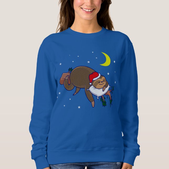 Moletom santa claus preguiçoso natal (Frente)