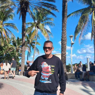 Moletom Santa Claus relaxes before the Christmas on a Grey