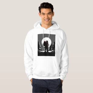 Moletom Santa Noir – Papai Noel Preto e Branco com Brilho