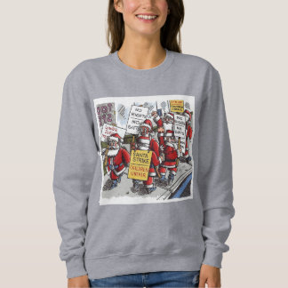 Moletom Santa Strike women gray sweatshirt