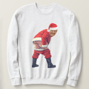 Moletom Santa Trump Constrói o Muro Política engraçada