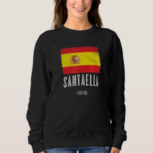 Moletom Santaella Espanha ES Flag City - Bandera Ropa -