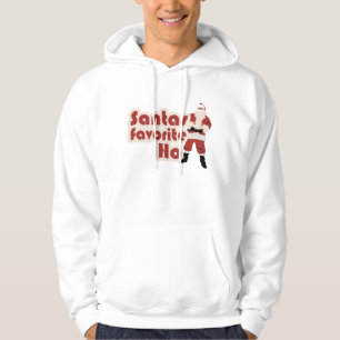 Moletom Santas Favoritas Ho Engraçado Natal