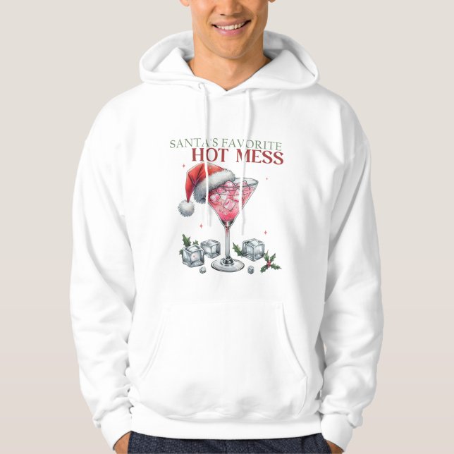 Moletom Santas Favoritas Hot Mess (Frente)