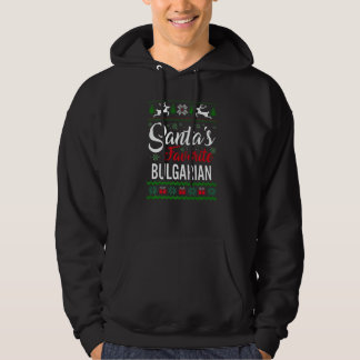 Moletom Santa's Favorite Bulgarian Christmas Ugly Sweater