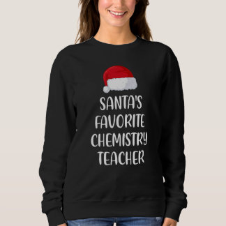 Moletom Santas Favorite Chemistry Teacher Christmas    