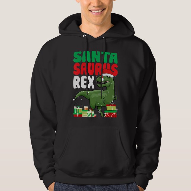 Moletom Santasaurus Rex Natal Rex Papais noeis Dinossauros (Frente)