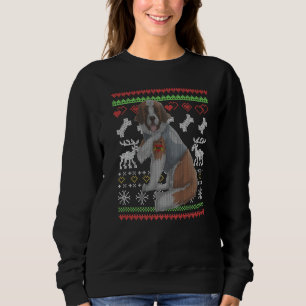 Moletom Santo Bernard Dog Santa Claus Pateta de Natal Feia