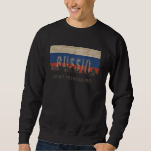Moletom santo petersburg Skyline Vacation Souvenir city fl