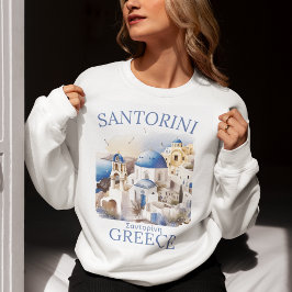 Moletom Santorini Greece Beautiful Paradise