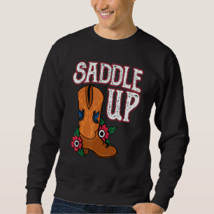 Moletom Sapatos de Cowgirl Montar Cavalo Rodeio Cowgirl