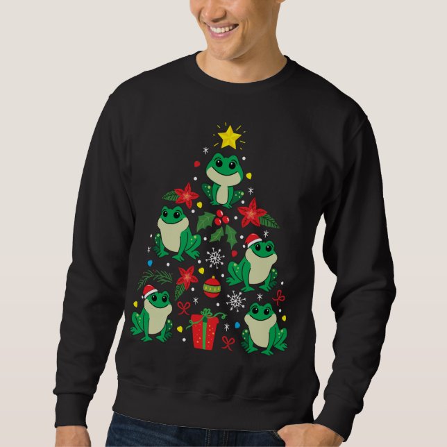 Moletom Sapo Árvore Funny Xmas Gift (Frente)