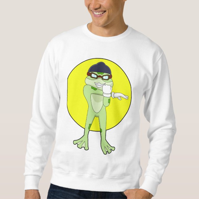 Moletom Sapo com óculos de natação (Frente)