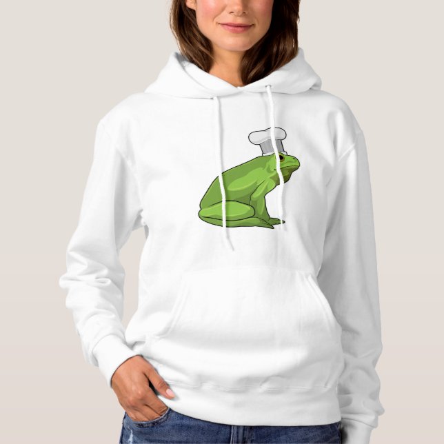 Moletom Sapo como cozinhar com chapéu de chef (Frente)