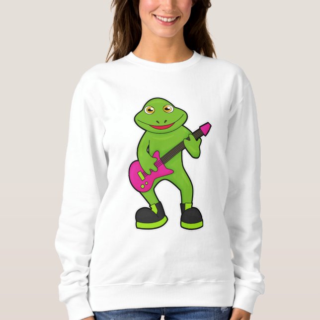 Moletom Sapo como músico com violão (Frente)