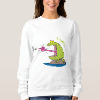 Sapo engraçado e desenho animado