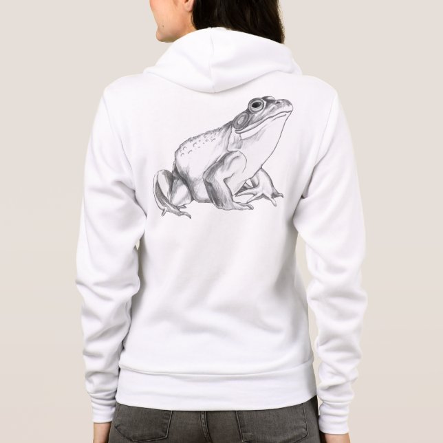 Moletom Sapo Hoodie Bullfrog Art Jogger Hooded Art (Verso)